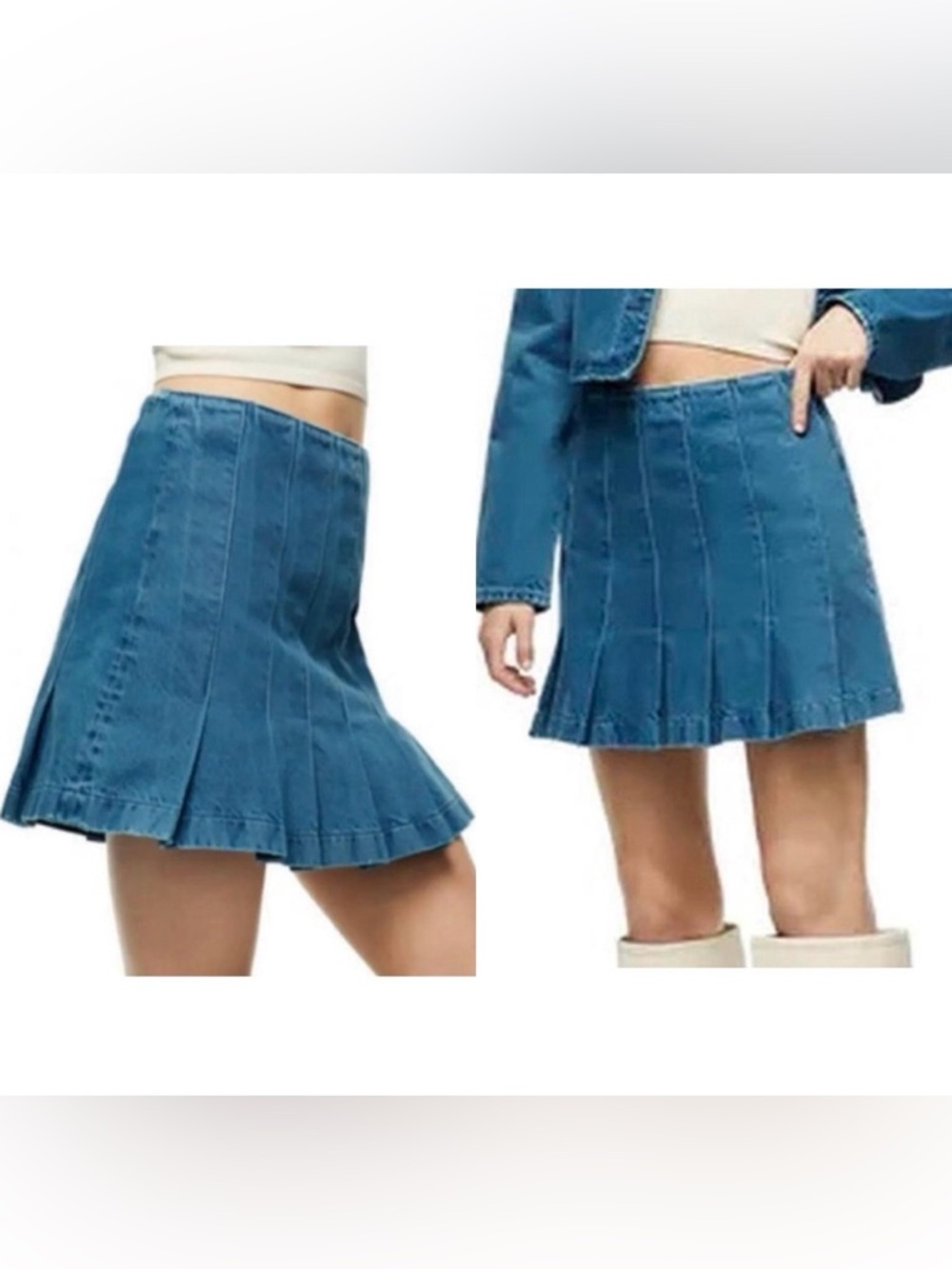 Blue Denim Skirt